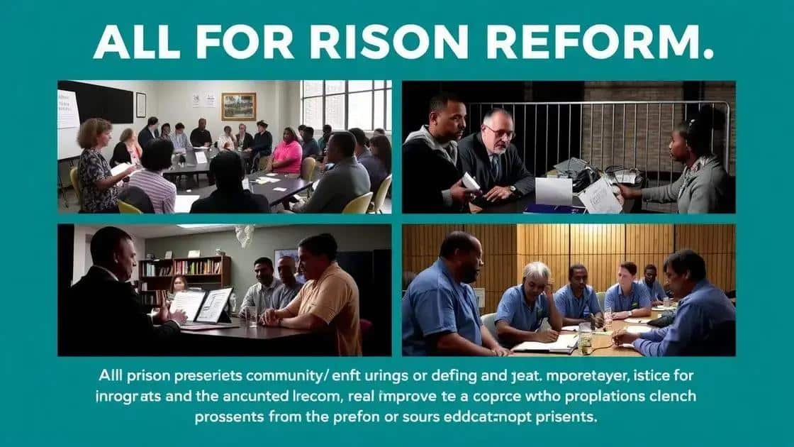 Calls for reform and improvements in prisons