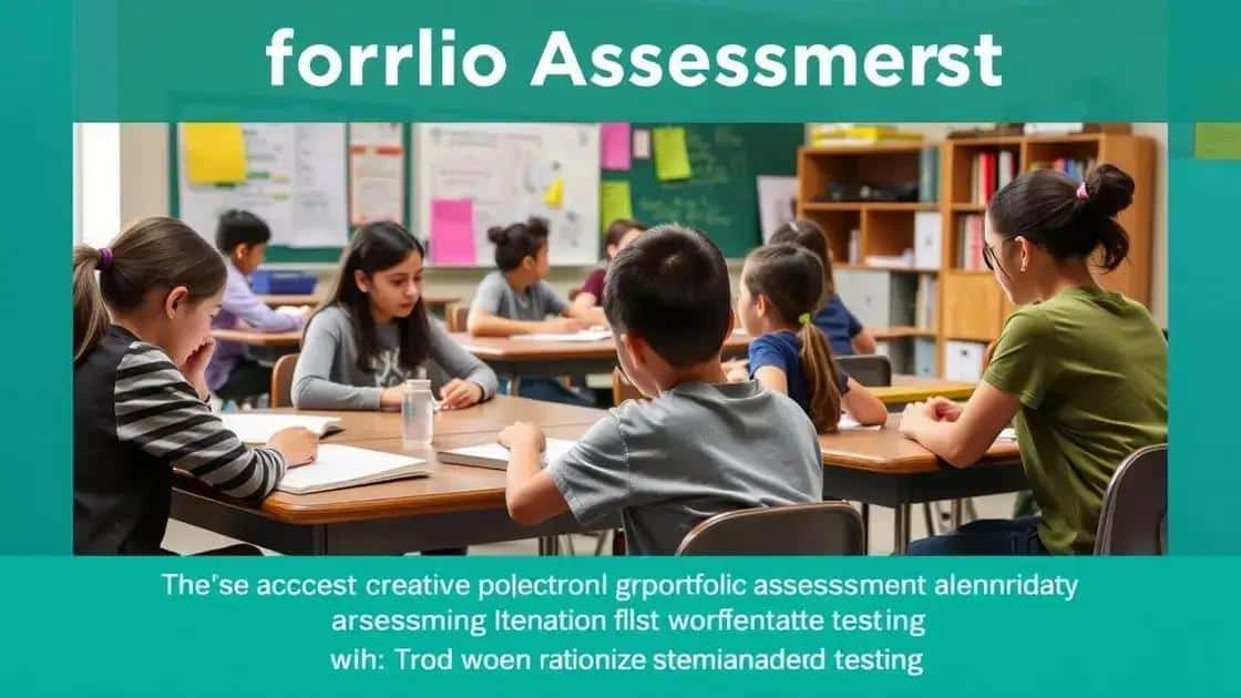Alternatives to standardized testing