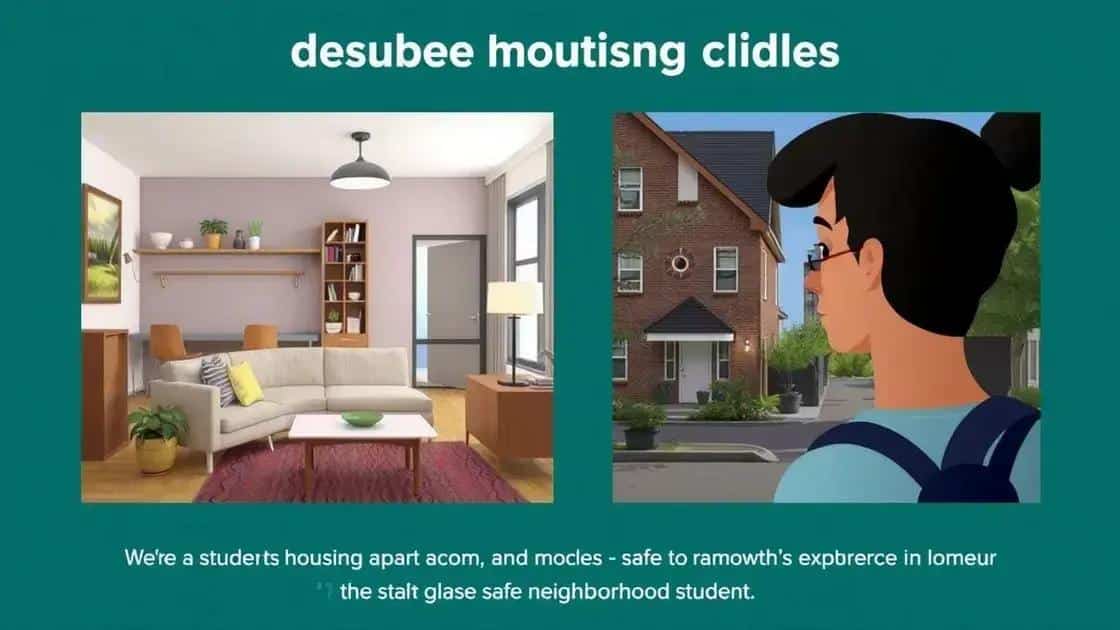 Key factors to consider when choosing student housing