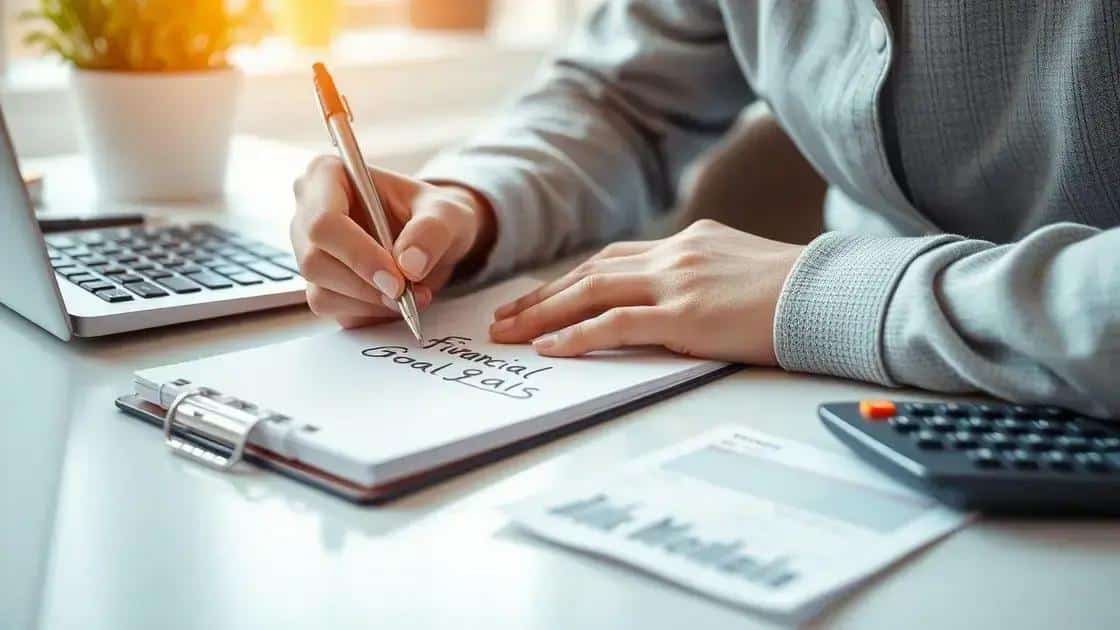 Setting realistic financial goals