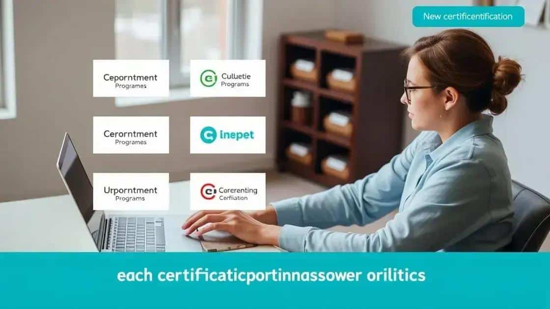 Steps to choose the right certification program Steps to choose the right certification program