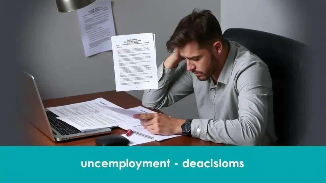 Common reasons for appealing unemployment decisions