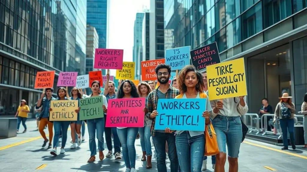 Tech company union protests: rising voices of change