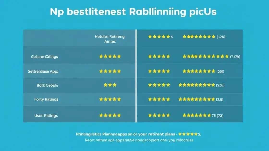 Comparing popular retirement planning apps Comparing popular retirement planning apps