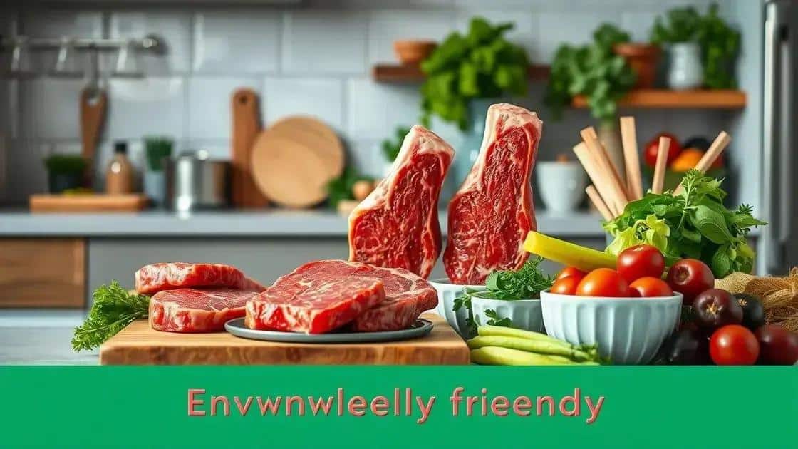 The environmental impact of artificial meat