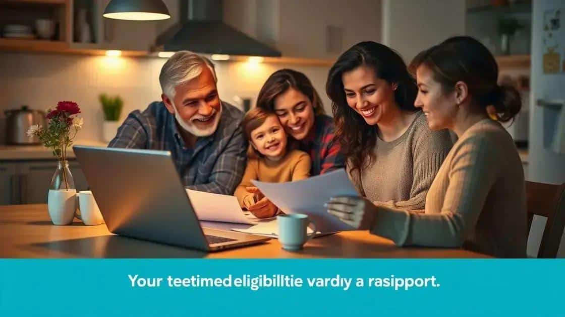 Eligibility requirements for families
