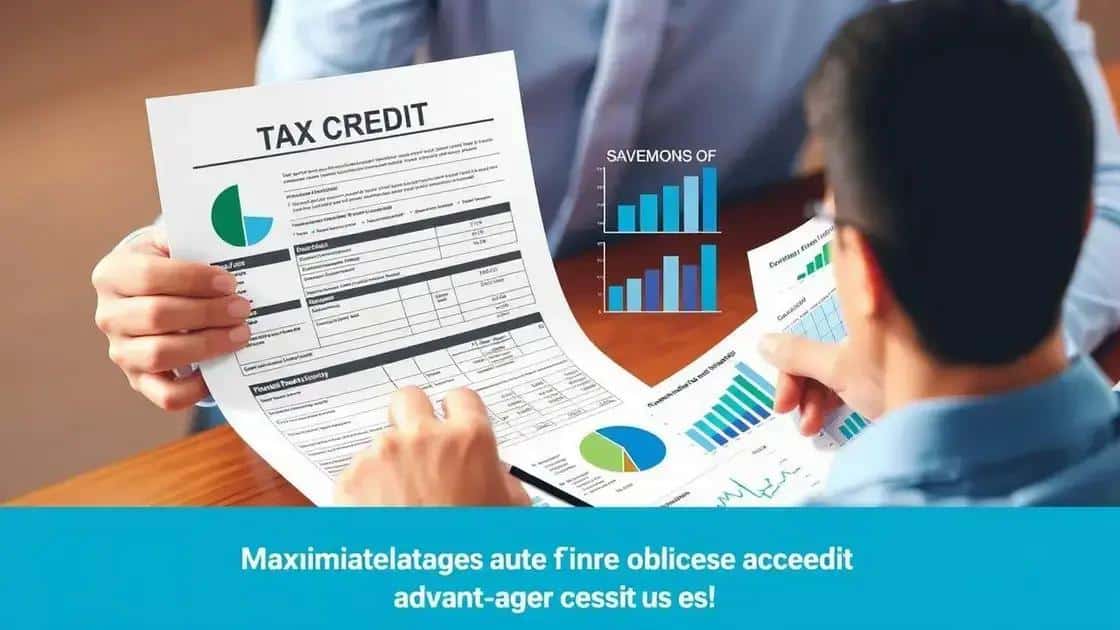 Maximizing the benefits of tax credits