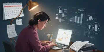 3-Month Blueprint: US Tech Certifications for 2025 Jobs Person studying tech certifications on laptop, 3-month timeline