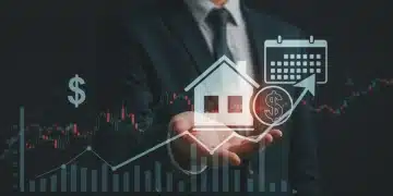 Graph illustrating rising interest rates impacting mortgage refinancing in 2025
