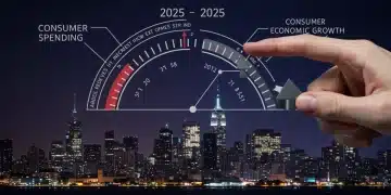 Federal Reserve interest rate policy affecting consumer spending in 2025.