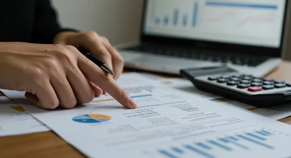 Hand highlighting inherited IRA distribution rules in a financial document under SECURE 2.0 Act.