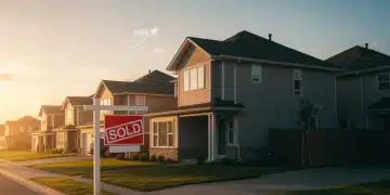 Real Estate Market Outlook 2025: 3% Home Value Increase & Investment Impact Modern houses with a 'Sold' sign, symbolizing a growing real estate market and projected home value increases for 2025.
