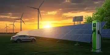 Diverse green energy technologies representing investment opportunities in 2026