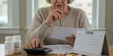 Woman reviewing 2026 Medicare Part D benefits documents
