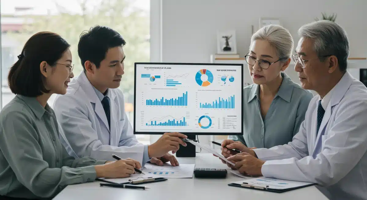 Diverse individuals consulting a tax professional for future planning