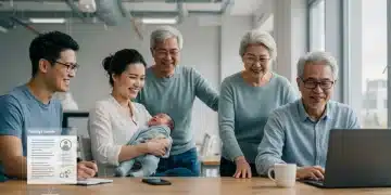 Diverse employees benefiting from 2026 family leave policies, illustrating work-life balance and support.
