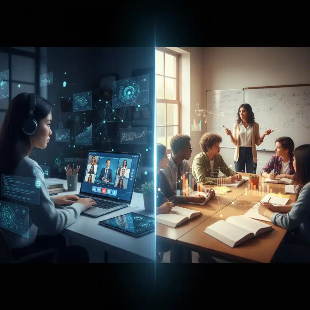 Online vs. In-Person Learning: 2026 Academic Outcomes & Cost Savings