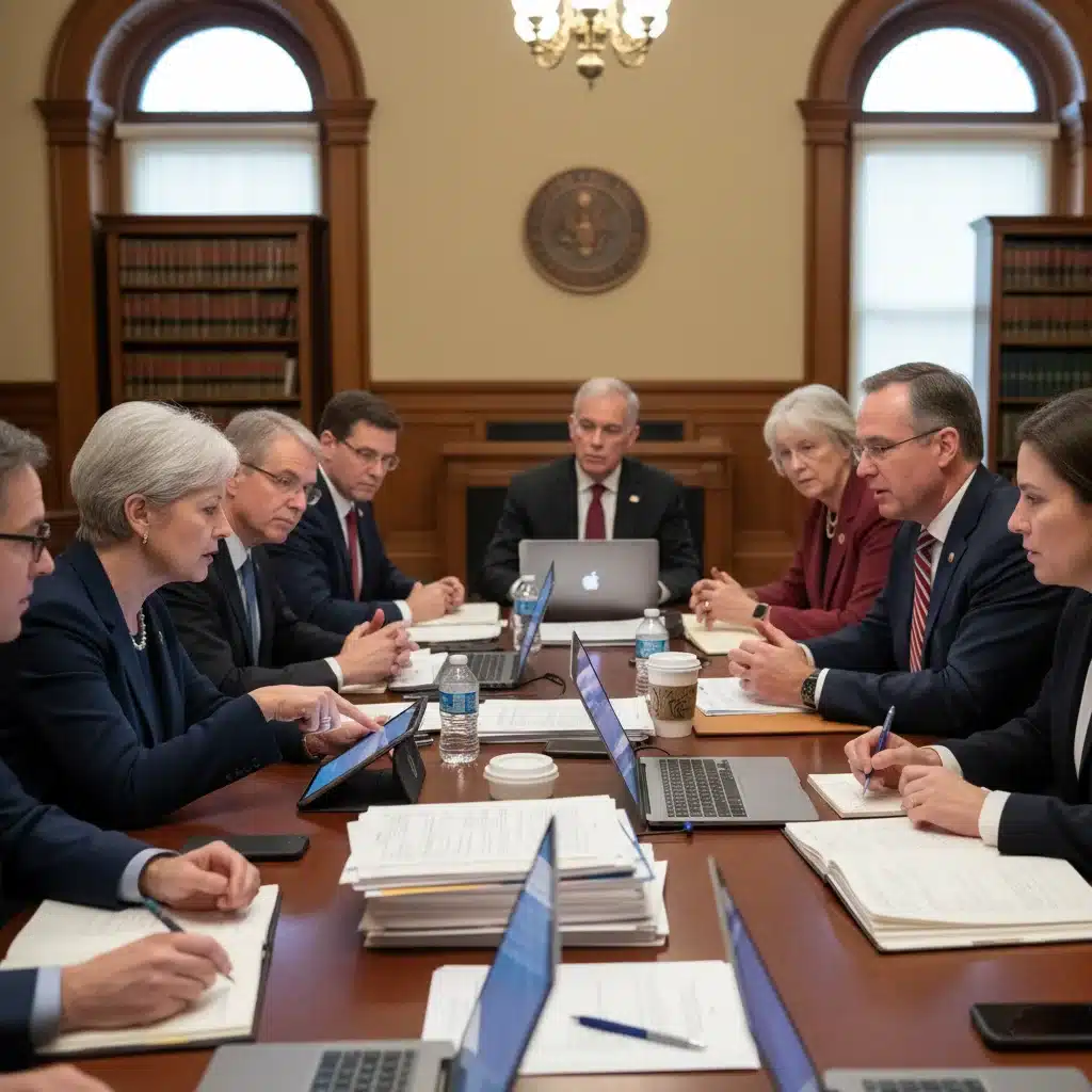 Congressional members engaged in intense bipartisan budget negotiations