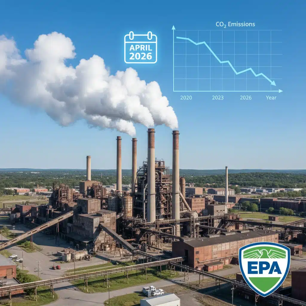 EPA Carbon Regulations 2026: Impact on US Industries