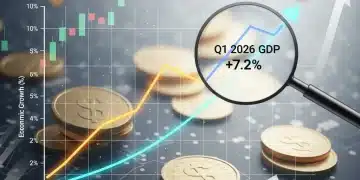 Q1 2026 GDP Growth: Impact on Your Personal Wealth Graph depicting Q1 2026 GDP growth and its positive impact on personal wealth.