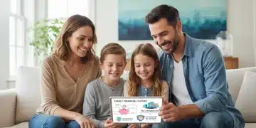 Child Tax Credit 2026: Navigating Eligibility & Maximizing Benefits Happy family reviewing Child Tax Credit 2026 information on a tablet